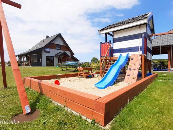 Holiday Home With A Terrace, Sauna, Jacuzzi Mielenko Exterior photo