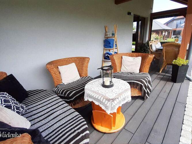 Holiday Home With A Terrace, Sauna, Jacuzzi Mielenko Exterior photo